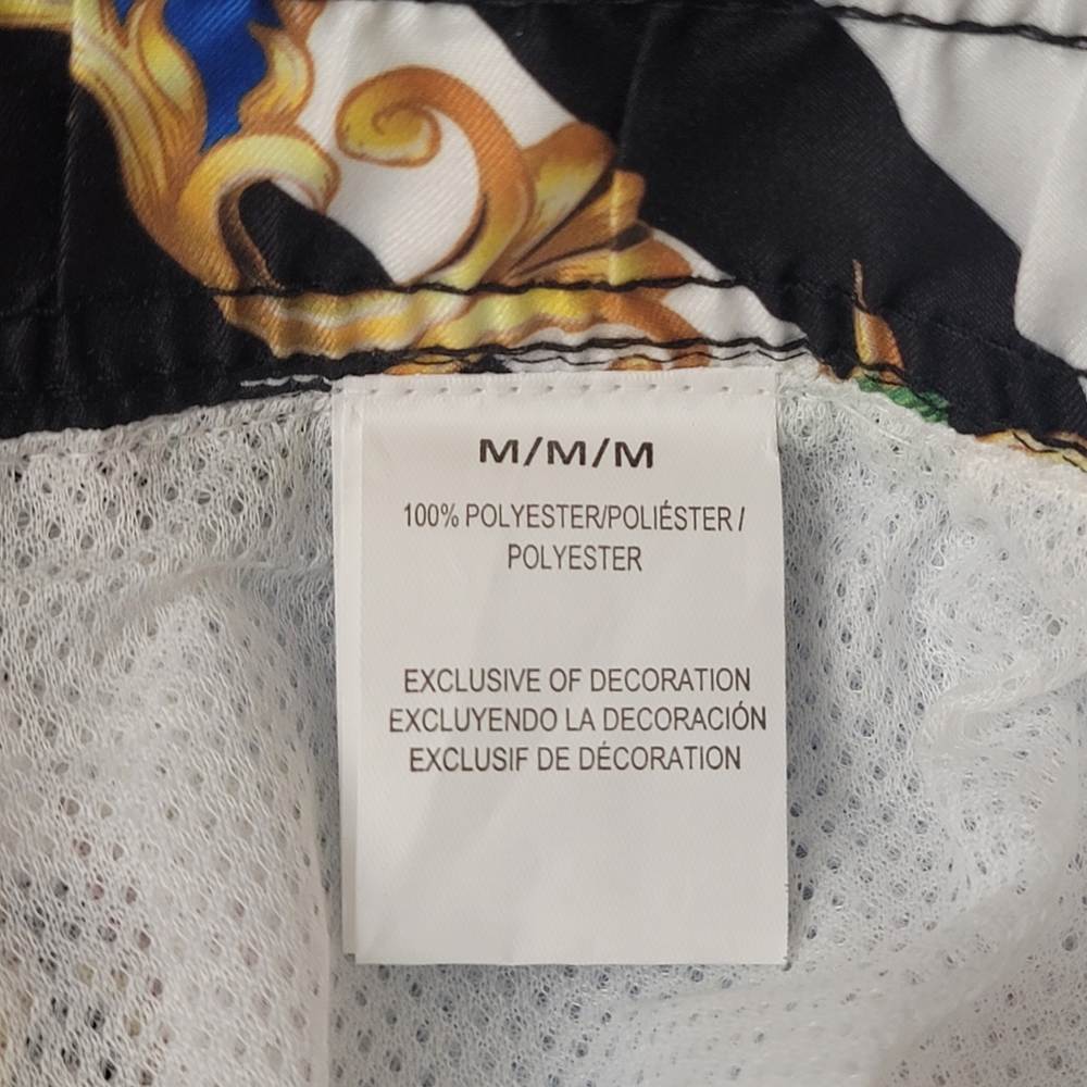 Surf Society Mens Baroque  Drawstring Lined Swim  Board SHORTS Size M - Picture 10 of 10